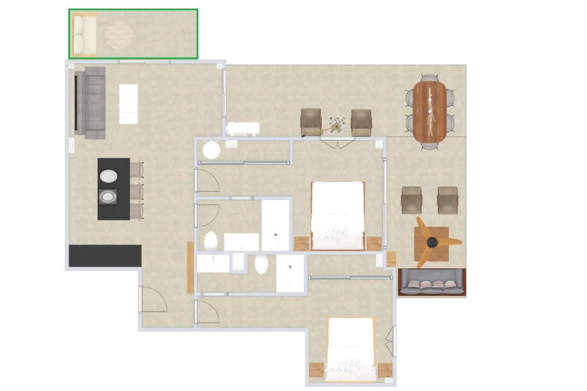 Rynek wtórny - apartment - Marbella - Puerto Banús