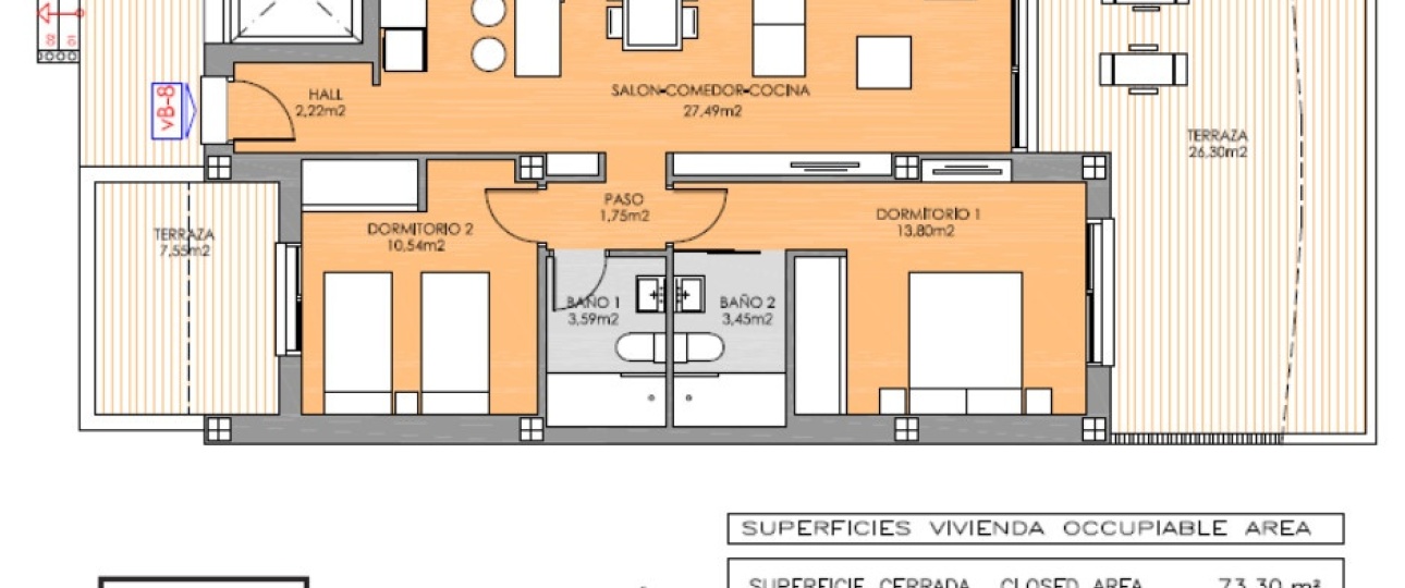 Rynek wtórny - apartment - Orihuela - Playa Flamenca