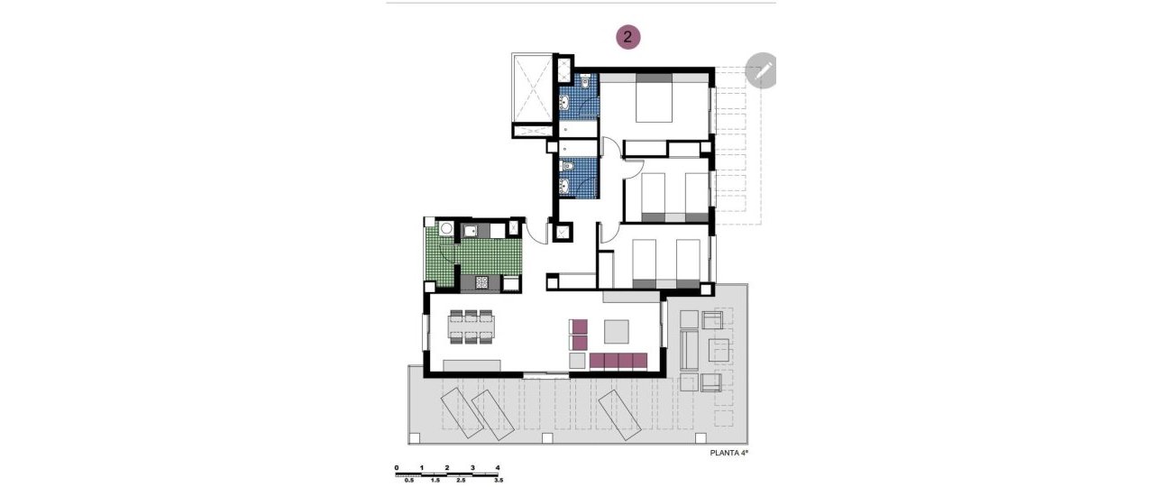 Wiederverkauf - apartment - Orihuela - Mil Palmeras